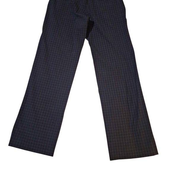 GAP Perfect Trouser Black/Grey Checkered Stretch Pants Straight-Leg. Size 6R - Picture 11 of 14